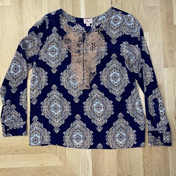 AKA New York 100% Silk Shirt - Picture 2 of 8